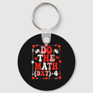 Do The Math Teacher 67 Meme Six Seven Valentine's  Keychain