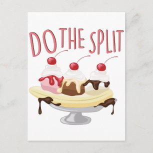 Do The Split Postcard