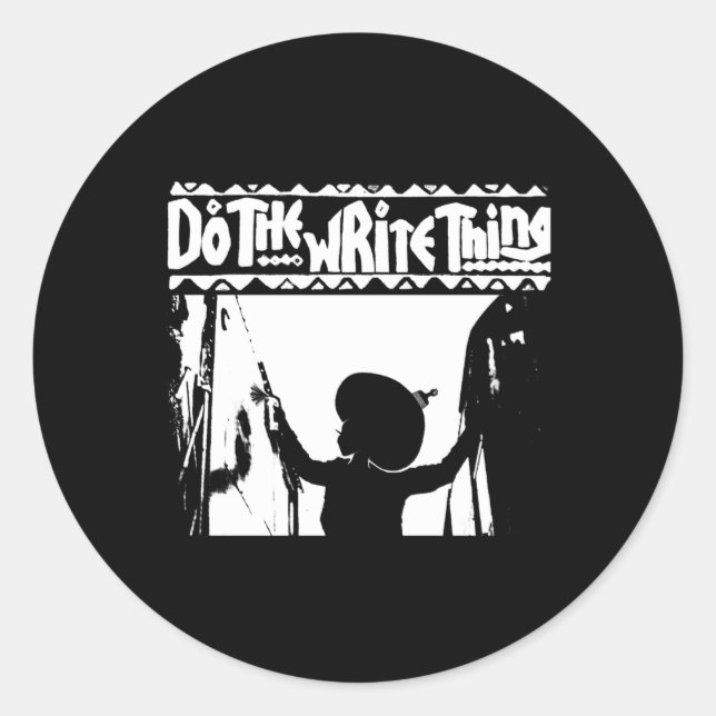 Do The Write Thing Pt132 Sticker  (Front)
