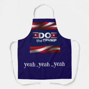 DO theTRUMP All-Over Patriotic Print Apron