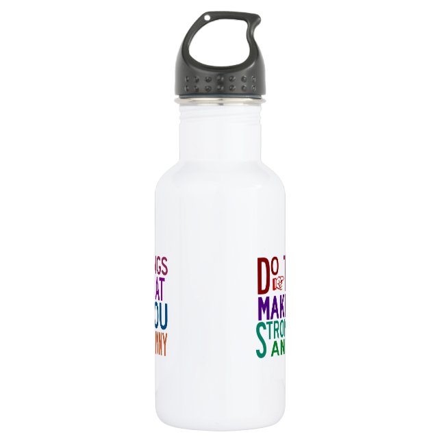 Do Things - Inspiration Waterbottle Water Bottle (Front)