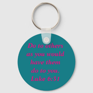 Do to others keychain