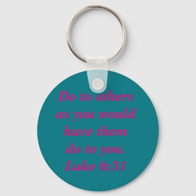 Do to others keychain (Front)