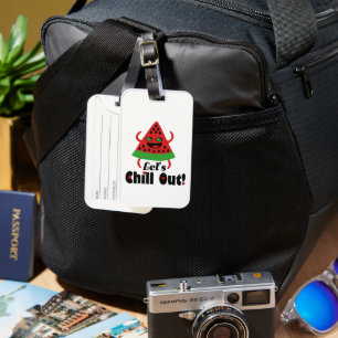 ❤️🍉Do Watermelon Dance & Chill 😋 Luggage Tag