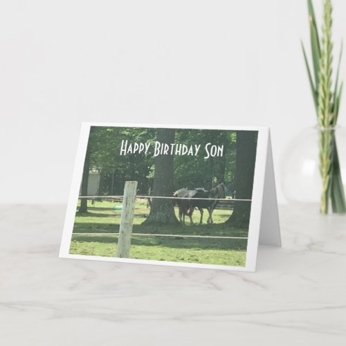 DO WHAT MAKES YOU HAPPY ON YOUR BIRTHDAY SON CARD