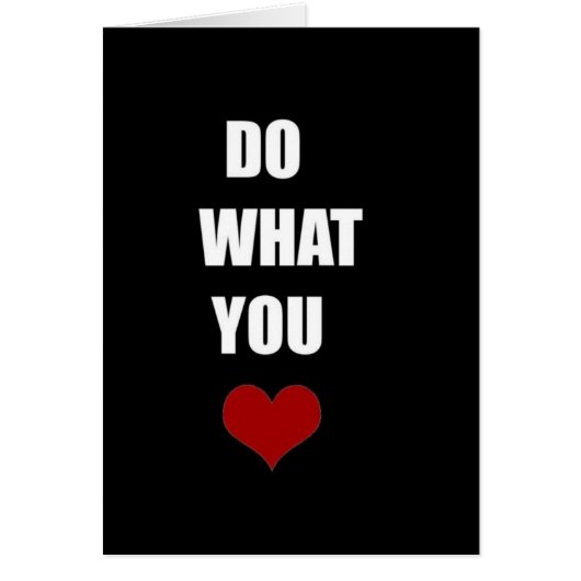 DO WHAT YOU Heart Cards (Front)