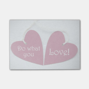 Do What You Love 3 Post-it Notes