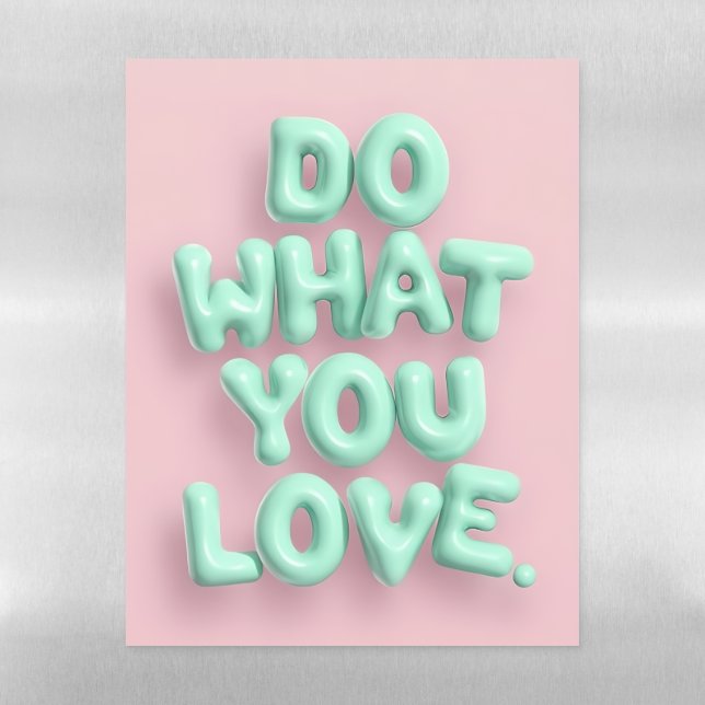 Do what you love dry erase sheet (Vertical)