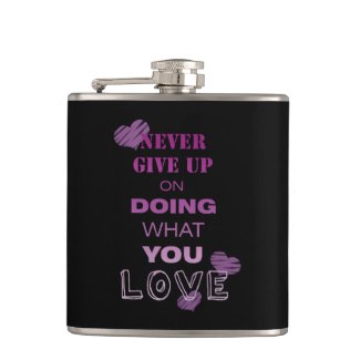 Do what you love motivational text typography