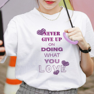 Do what you love Motivational text Typography