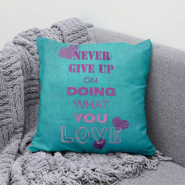 Do what you love motivational text typography