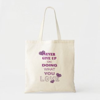 Do what you love motivational text typography