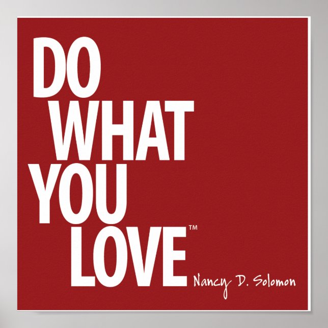 Do What You Love Poster (Front)