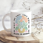 "Do What You Love" Retro Floral Arch  Coffee Mug<br><div class="desc">Start each day with a burst of inspiration with our "Do What You Love" Retro Floral Arch Coffee Mug. This charming mug features a vibrant retro floral arch design that encapsulates the essence of joy and creativity. The uplifting message, "Do What You Love, " is elegantly framed by a colorful...</div>