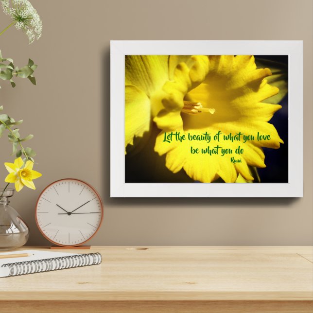 Do What You Love Rumi Inspirational Quote Framed Framed Art (Table Top)