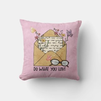 Do what you love wildflowers butterflies glasses 