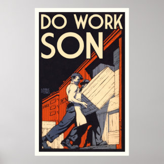 do work son poster