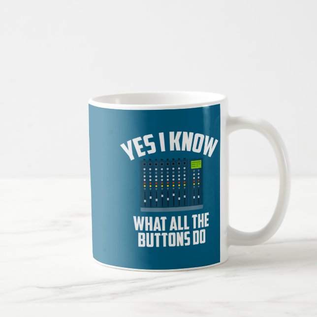 Do Yes Know What All Buttons Coffee Mug (Right)