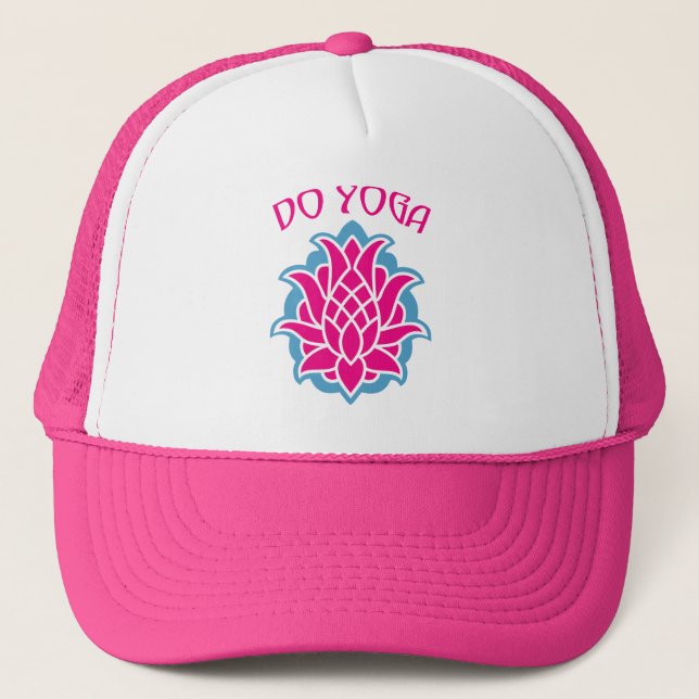 Do yoga trucker hat (Front)