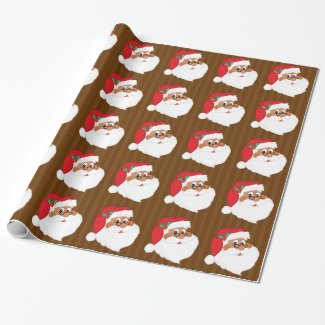 Do You Believe in Black Santa Claus? Gift Wrap