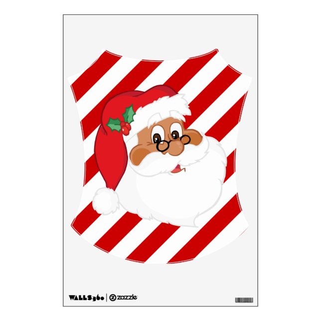 Do You Believe in Black Santa Claus? Wall Sticker (Front)