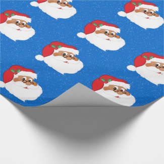 Do You Believe in Black Santa Claus? Wrapping Paper