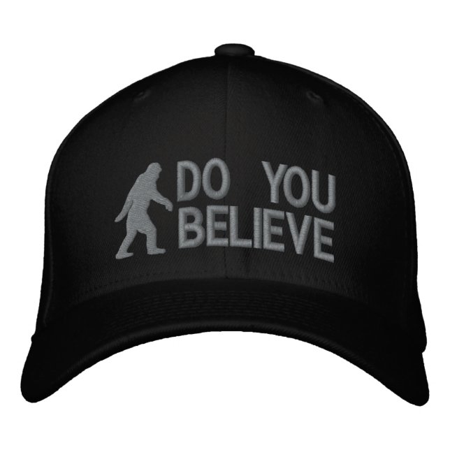 Do you believe *large bigfoot logo" embroidered baseball cap (Front)
