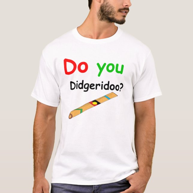 Do you didgeridoo green color T-Shirt (Front)