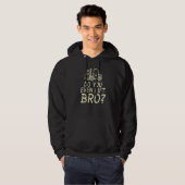 Do You Even Lift Bro Forklift Construction Heavy E Hoodie (Front Full)