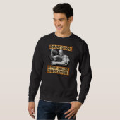 Do You Even Lift Bro? Shakespeare Long Sleeve Blk Sweatshirt (Front Full)