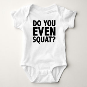 Do You Even Squat? Coffee Mug Baby Bodysuit