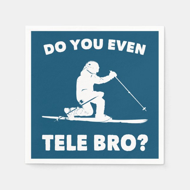 Do You Even Tele Bro? Napkins (Front)