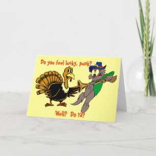 Do you feel lucky, punk? holiday card