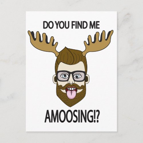 Do you fine me amoosing postcard