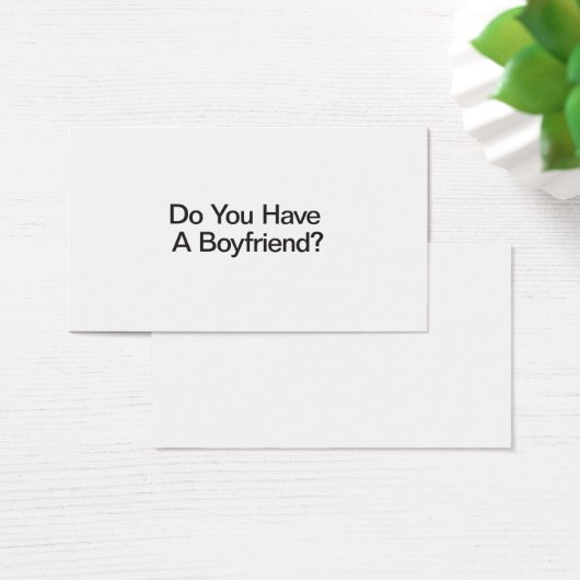 Do You Have A Boyfriend (Desk)