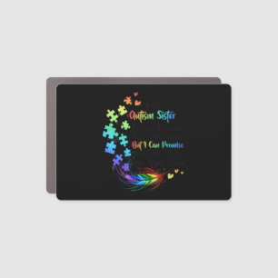 Do you have an autistic daughter or a son ? Sister Car Magnet