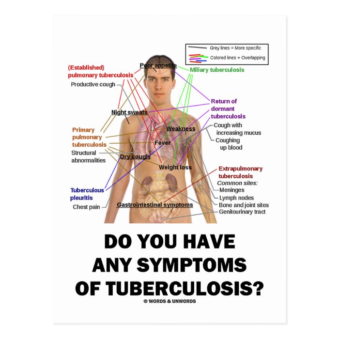 Do You Have Any Symptoms Of Tuberculosis? Post Card