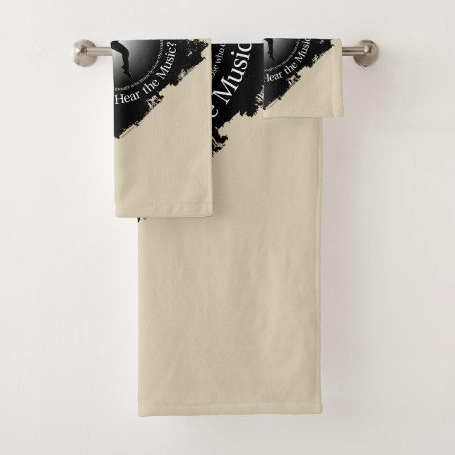 Do You Hear The Music? Bath Towel Set (Insitu)