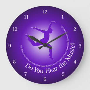 Do You Hear The Music? Large Clock