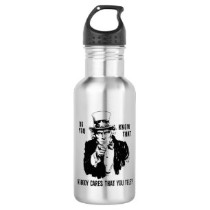 Do You Know That Nobody Cares That You Tele? Stainless Steel Water Bottle