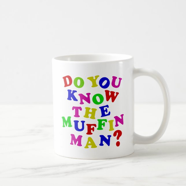 Do you know the Muffin Man? Coffee Mug (Right)