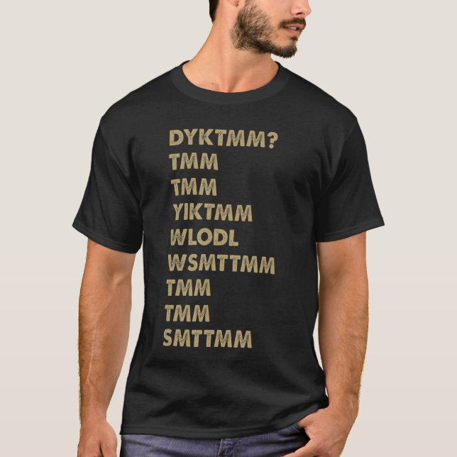 Do You Know The Muffin Man DYKTMM Funny Nostalgic  T-Shirt (Front)