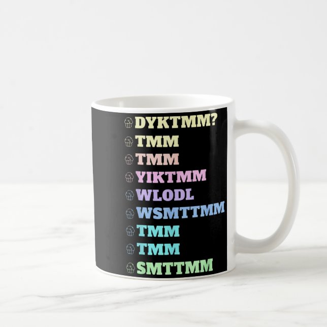 Do You Know The Muffin Man Dyktmm Nostalgia Funny  Coffee Mug (Right)