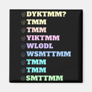 Do You Know The Muffin Man Dyktmm Nostalgia Funny  Magnet