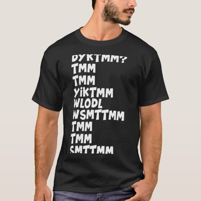 Do You Know The Muffin Man Dyktmm Nostalgia Funny  T-Shirt (Front)