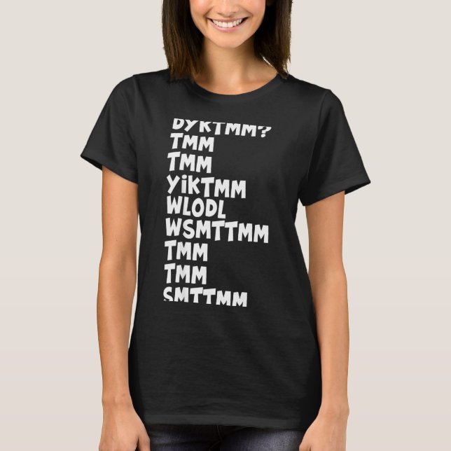 Do You Know The Muffin Man Dyktmm Nostalgia Funny  T-Shirt (Front)