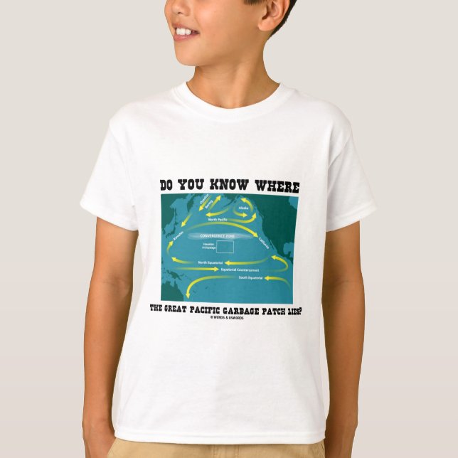 Do You Know Where Great Pacific Garbage Patch Lies T-Shirt (Front)