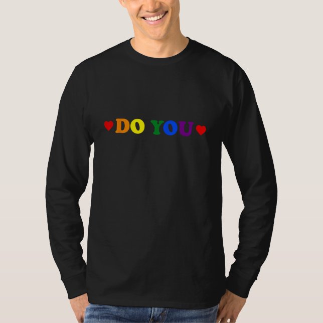 Do You LGBTQ Bi Pride Ally Stuff Support T-Shirt (Front)