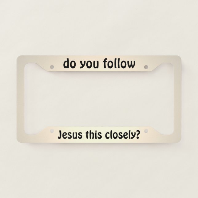 Do you? license plate frame (Front)