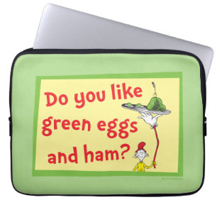 Do You Like Green Eggs and Ham? Laptop Sleeve